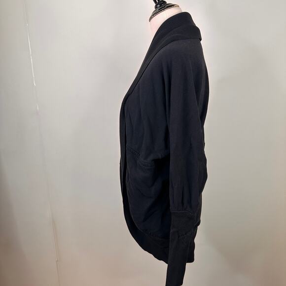 Wilfred Black Aritzia Diderot Studded Open Cardigan Sweater Size Medium - Picture 9 of 9